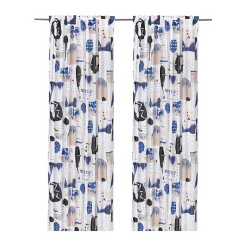 2 Pairs of IKEA Silverbuske Curtains 57x 98